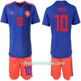 Kolumbija Dres James 10 Dječji Gostujući Svjetsko prvenstvo 2018